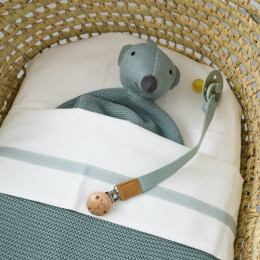 Attache-tétine forest green