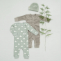 Pyjama bébé en velours Paloma grey