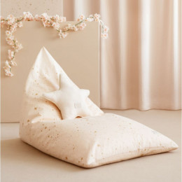 Pouf Essaouira - Gold Stella & Dream Pink