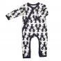 Pyjama kimono en coton BIO - Homards Navy