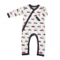 Pyjama kimono en coton BIO - Bateaux Navy