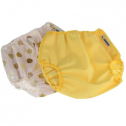 Culotte de protection Air flow - Lot de 2 - Large - Jaune et Pois