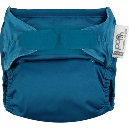 Couche lavable Pop-In V2 taille unique - Velcros - Bleu paon