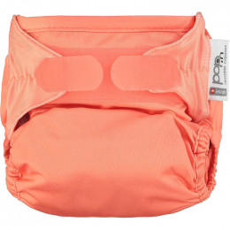 Couche lavable Pop-In V2 taille unique - Velcros - Corail
