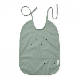 Bavoir imperméable Lai - Classic dot peppermint