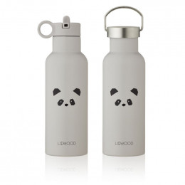Gourde isotherme Neo - Panda light grey - 500 ml