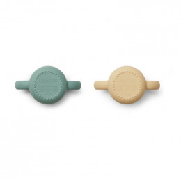 Gobelets en silicone Gene - 2 pack - Rabbit peppermint wheat yellow mix