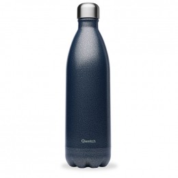 Gourde bouteille nomade isotherme - 1 litre - Roc bleu