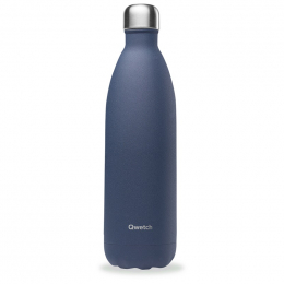 Gourde bouteille nomade isotherme - 1 litre - Granite bleu nuit