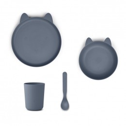 Set de repas Paul - Rabbit blue wave