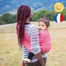 Porte bébé physiologique - Sling TU - Dune rouge