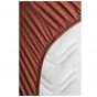 Drap Housse en Coton Bio pour lit bébé - 60x120 cm - Terracotta