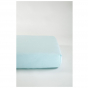 Drap Housse en Coton Bio pour lit bébé - 70x140 cm - Bleu ciel