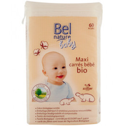 60 Maxi carrés bébé 100 % Coton