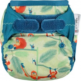 Couche lavable Pop-In V2 avec insert en bambou - Ourang Outan