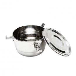 Bol hermétique en inox avec clips - 16 cm - 1,5 l