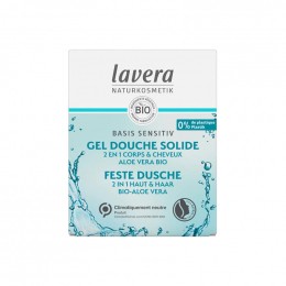 Gel douche solide Bio 2 en 1 cheveux et coprs - Basis Sensitiv - 50 g