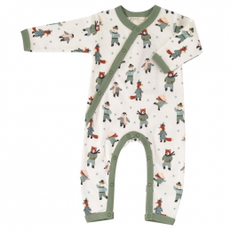 Pyjama kimono en coton BIO - Patins à glace