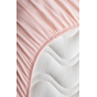 Drap Housse en Coton Bio pour lit bébé - 60x120 cm - Rose pâle