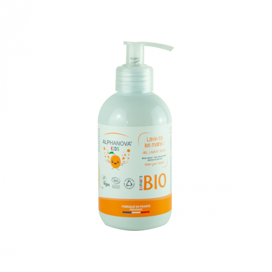 Lave toi les mains ! Gel lavant doux Bio - Abricot et Aloé - 250 ml