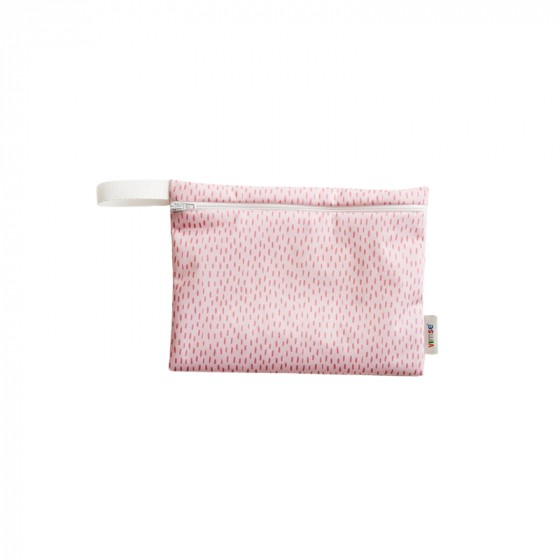 Pochette imperméable Small - Gouttes Rose Pochette imperméable Small - Gouttes Rose