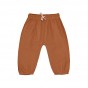 Pantalon en mousseline - coton biologique - rust