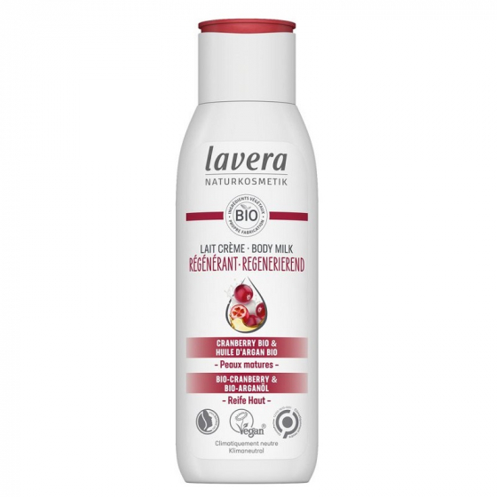 Lait crème corps régénérant - Cranberry et Argan Bio - 200 ml 