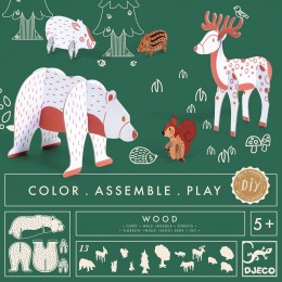 Color. Assemble. Play - Forêt