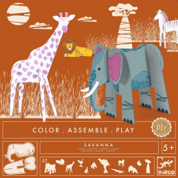 Color. Assemble. Play - Savane