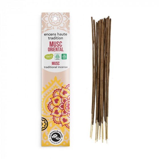 Encens haute tradition - Musc Oriental - 20 bâtons Encens haute tradition - Musc Oriental - 20 bâtons
