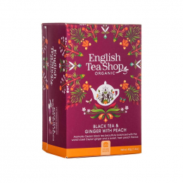 Thé noir Bio - Gingembre pêche - 20 infusettes