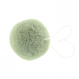 Eponge konjac - Visage - Argile verte et thé vert