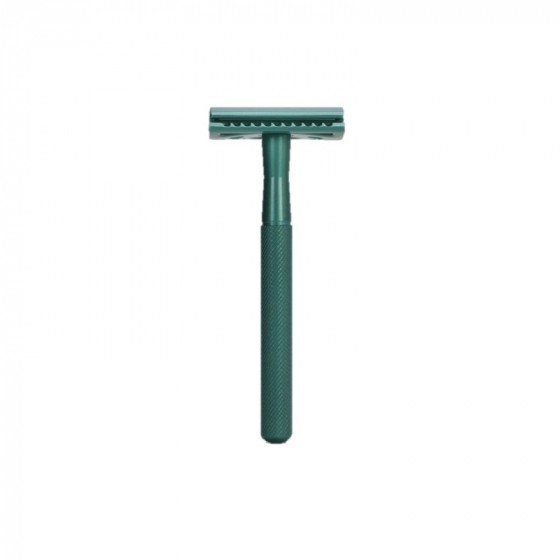 Rasoir de sûreté en métal - Bleu-Vert Rasoir de sûreté en métal - Bleu-Vert
