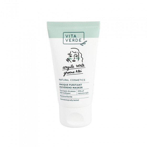 Masque visage purifiant à l'argile verte - 50ml Masque visage purifiant à l'argile verte - 50ml