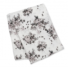 Couverture Swaddler - Bambou et coton - Black Floral
