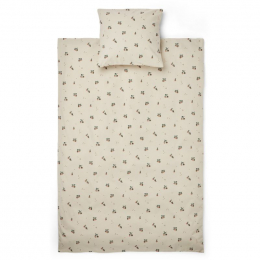 Housse de couette 1p Carl - Peach & sea shell mix