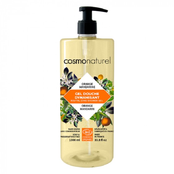 Bain Douche dynamisant Mandarine et Orange - 1 litre Bain Douche dynamisant Mandarine et Orange - 1 litre