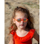 Lunettes de soleil RoZZ pour enfant de 4 à 9 ans - Orange Fluo