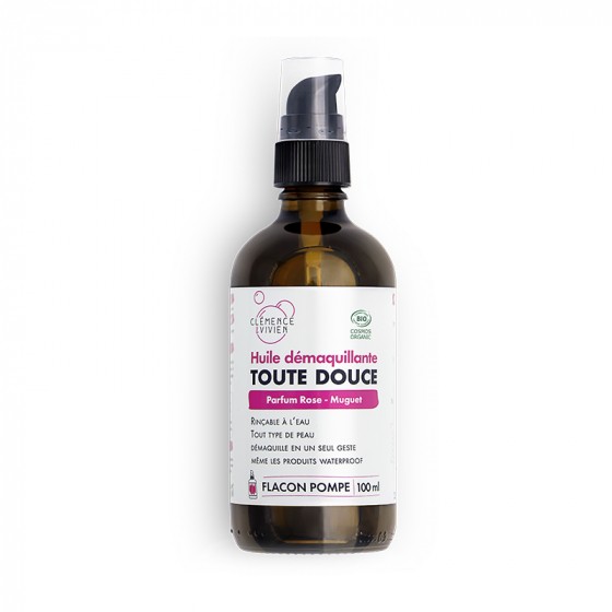 Huile démaquillante toute douce - Rose Muguet - 100 ml 