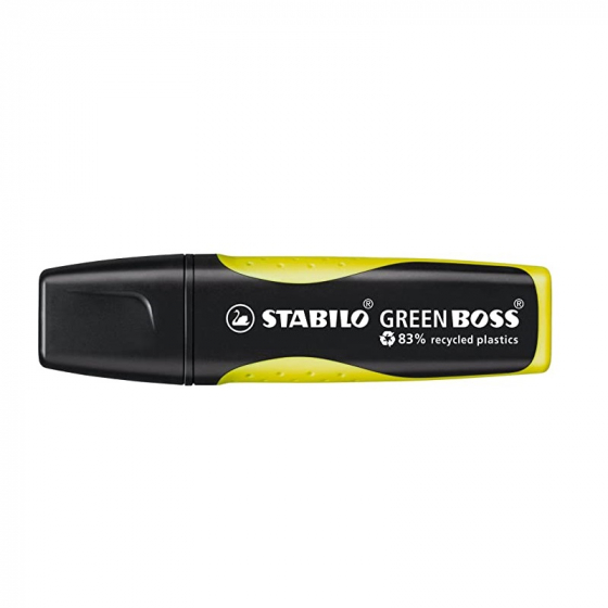 Surligneur rechargeable Green Boss - Jaune
