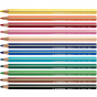 Crayons de couleur - 12 Stabilo GreenTrio FSC