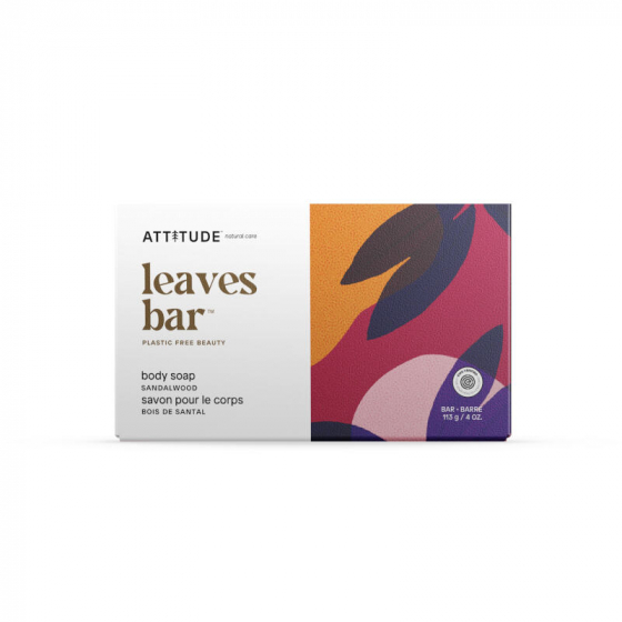 Attitude - Savon pour le corps - Leaves bar - Bois de santal