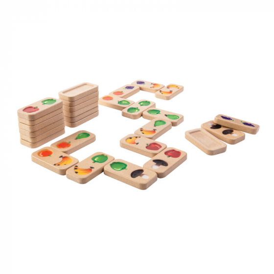 Plan Toys - Domino Fruits et Legumes Plan Toys - Domino Fruits et Legumes