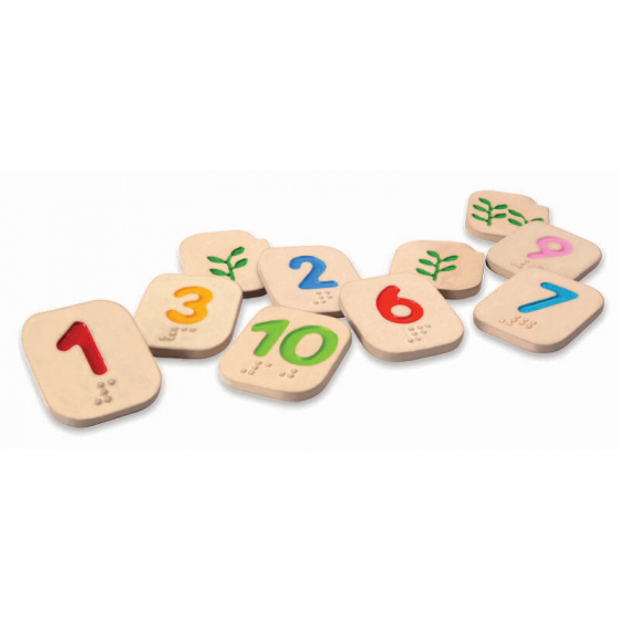 Plan Toys - Apprendre les chiffres braille