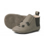 Chaussons en cuir Edith - Panda grey