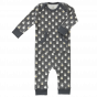 pyjama bébé 'Pineapple anthracite' en coton bio