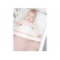 couverture bébé Nordic 'mellow rose' 100x150