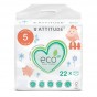 Couches écologiques Junior 12kg+ - 22 langes