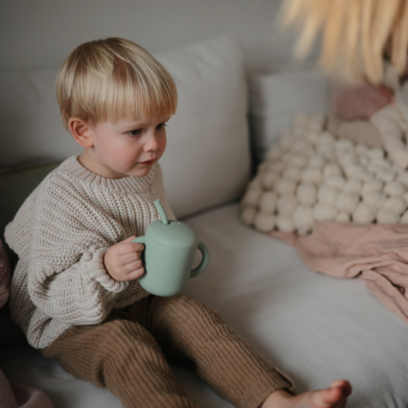 mushie Tasse enfant poignées naturel