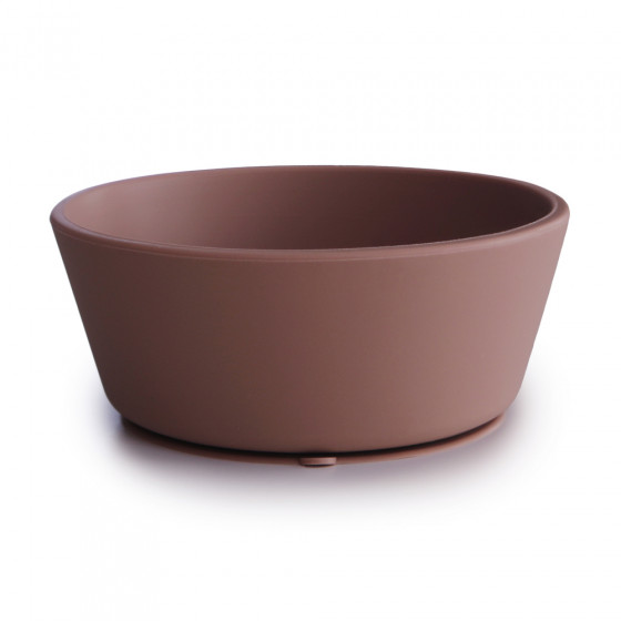 Bol à ventouse en silicone - Cloudy Mauve Bol à ventouse en silicone - Cloudy Mauve
